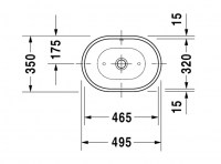 LAVABO SOBRE ENCIMERA FOSTER DURAVIT